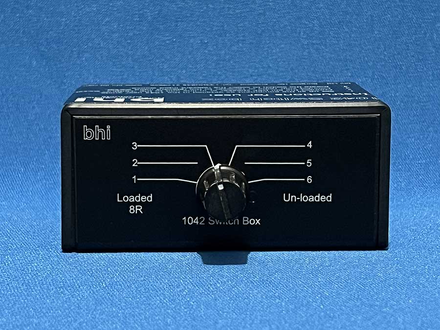 Front view of the 1042 switch box