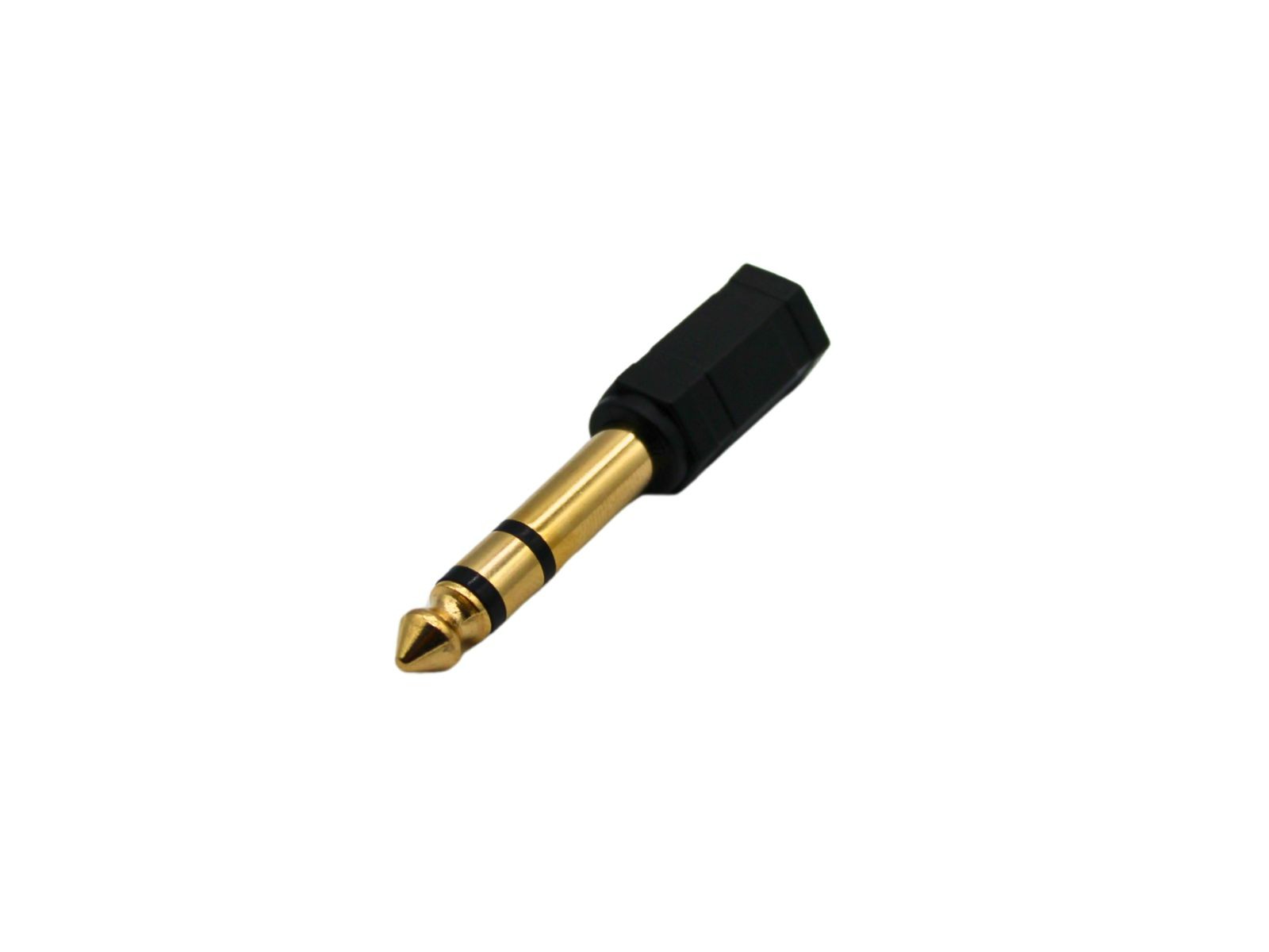 ADP-P007 6.35mm Stereo Plug to 3.5mm Stereo Socket Audio Adapter