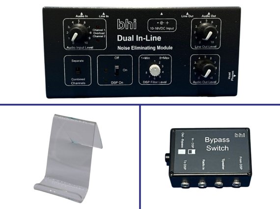 Dual In-Line,  Bypass Switch & Perspex Stand Bundle