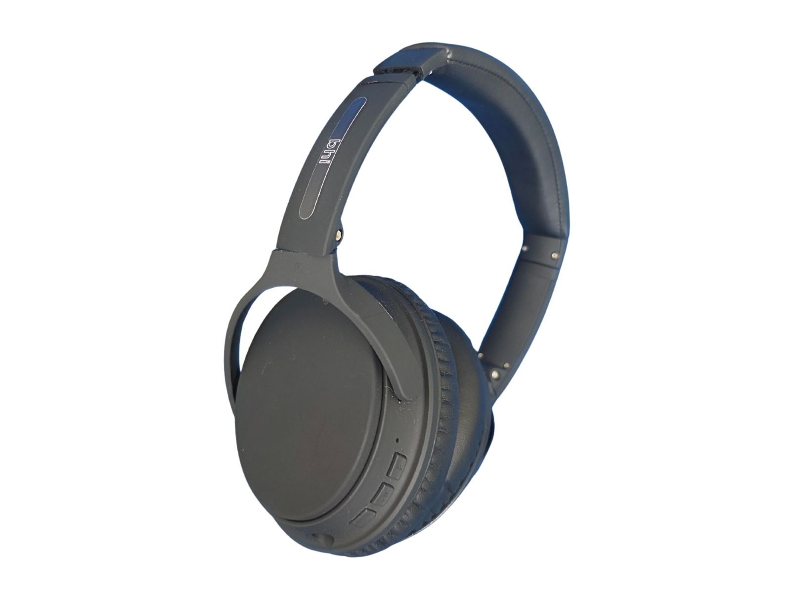 Side view of wireless headphones