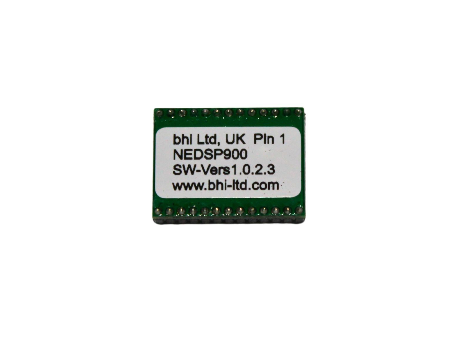 Top view of NEDSP900 with a bhi label