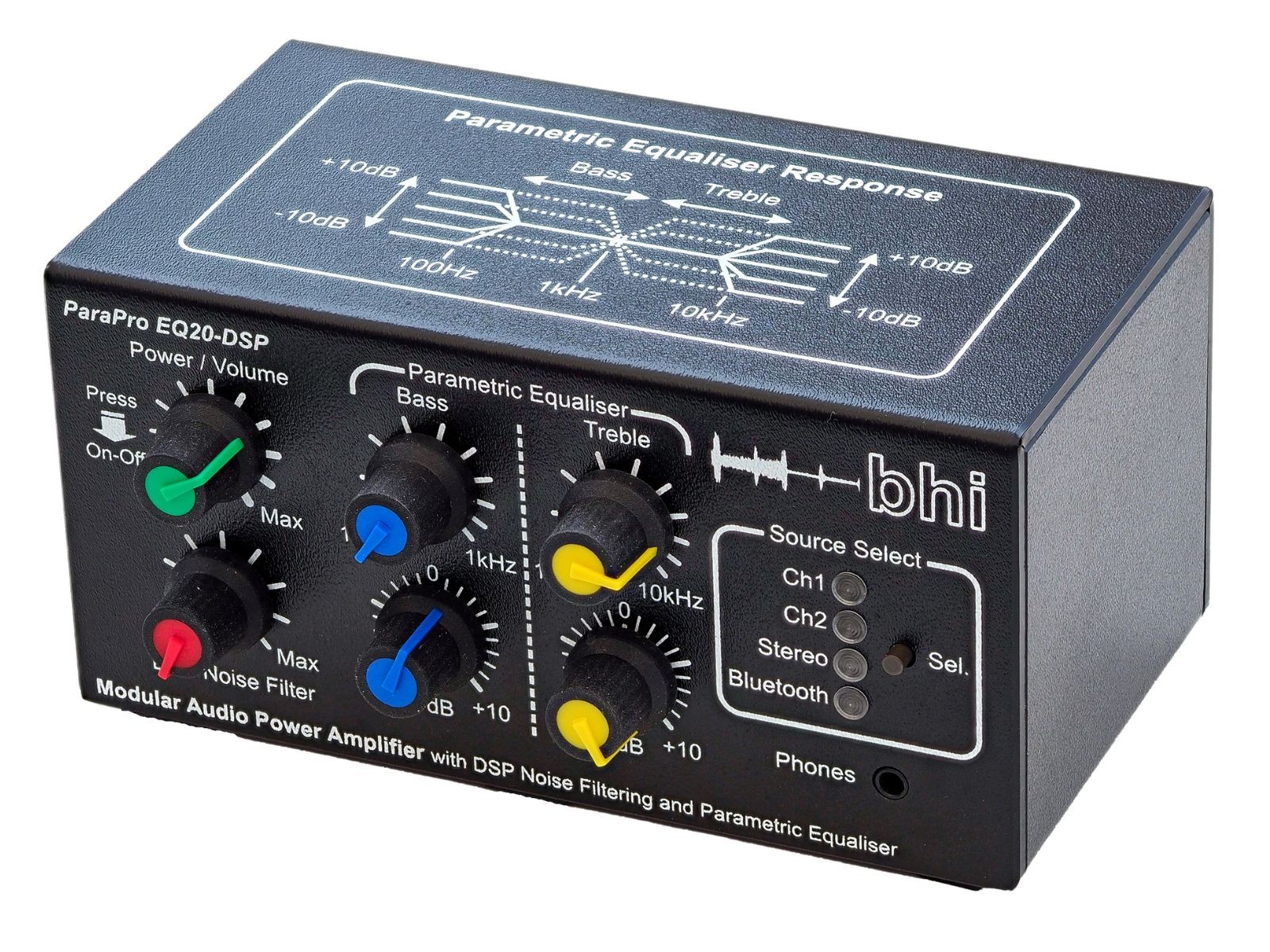 ParaPro EQ20B-DSP Audio Unit With Parametric Equalisation, DSP Noise Cancelling & Bluetooth