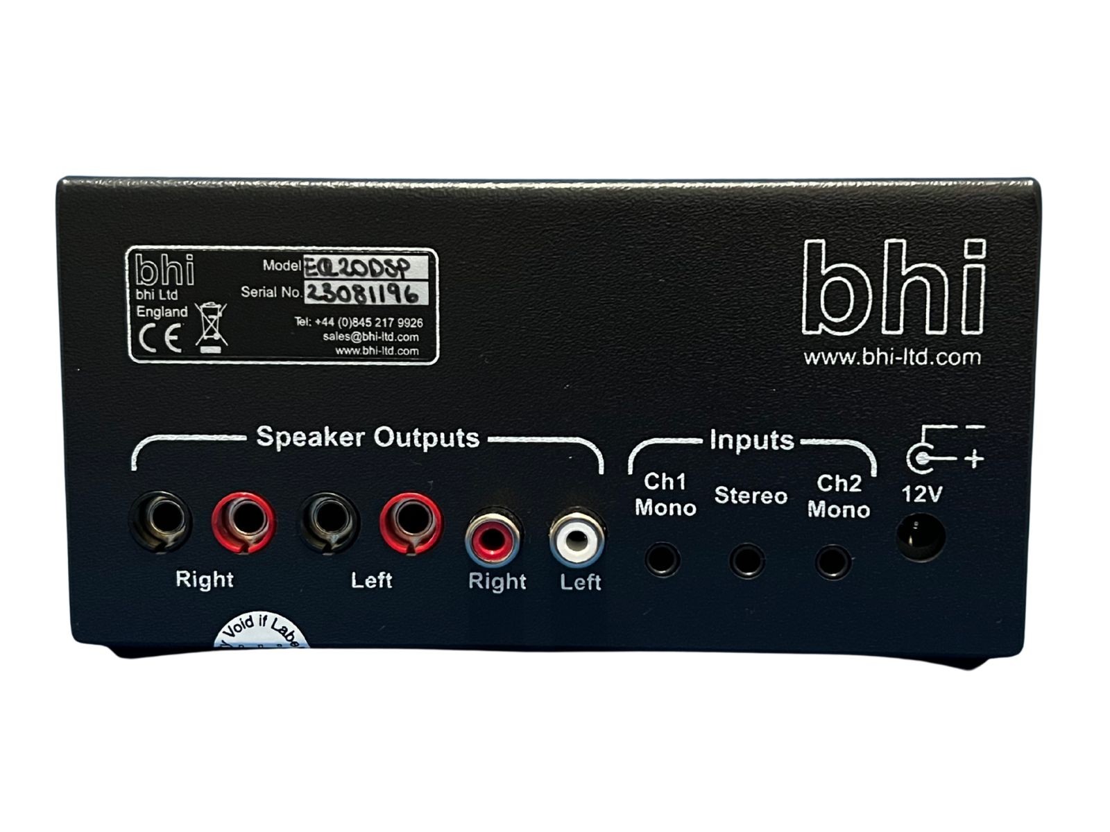 Back of ParaPro EQ20